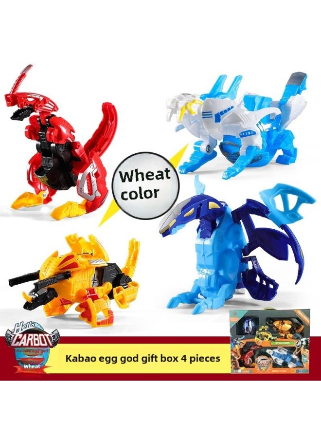 Bernard Produces Cafe Egg God Entry Level Toy Boy Genuine Authorized Manual Deformation Dinosaur Egg Pterosaur Children-Color:Morse Boom (Mammoth) Manual Deformation  - Image 3