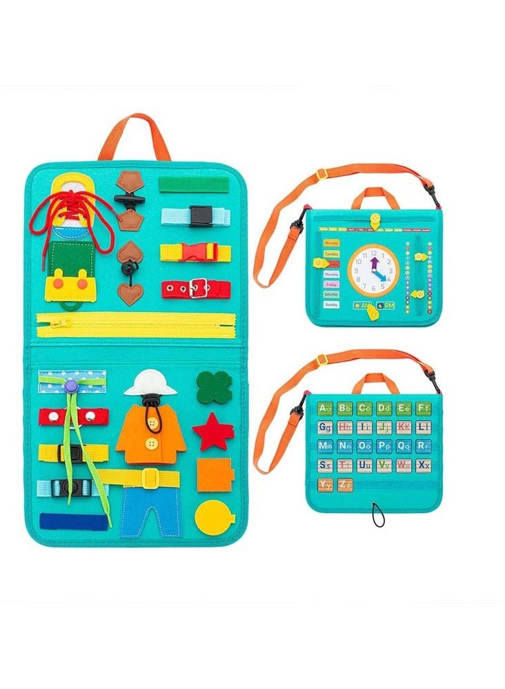 Sensory Toddler Busy Activity Board 