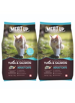 Dry Cat Food Tuna & Salmon (Buy 1 Get 1)