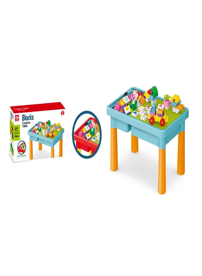 طاولة مكعبات من 56 قطعة - 188-A30 - Image 2