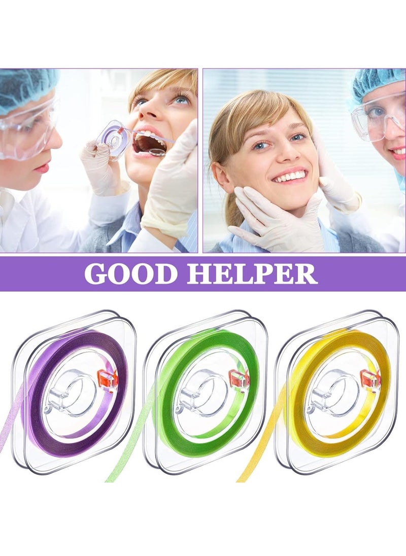 SYOSI - Dental Polishing Strips Tooth File Dental Polisher for Teeth Sanding Grinding Deep Teeth Cleaning Tool Tooth Polish Abrasive Strip Oral Care 3 Rolls 4mm x 6m - Image 1