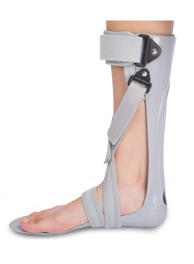 AFO Foot Drop Brace Splint Ankle Foot Orthosis Walking with Shoes or Sleeping Drop Foot Stabilizer Support for Stroke Hemiplegia Medium Right - Image 1