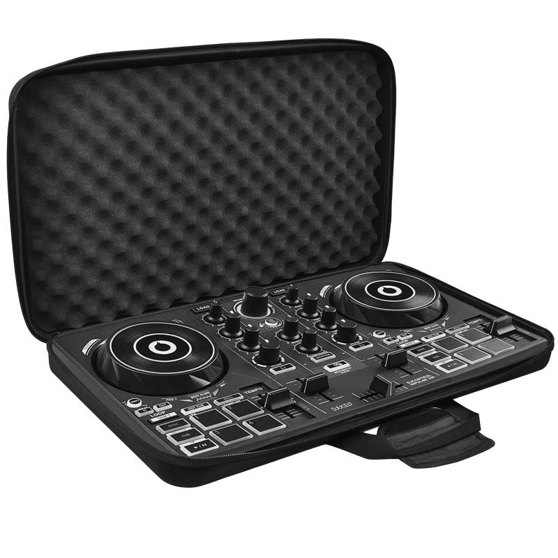 ITHWIU Lightweight Molded Hard Storage Case Fits for Pioneer RX SX SX2 SX3 Denon MC7000 FLX6 L272x 157 x 4 Inch