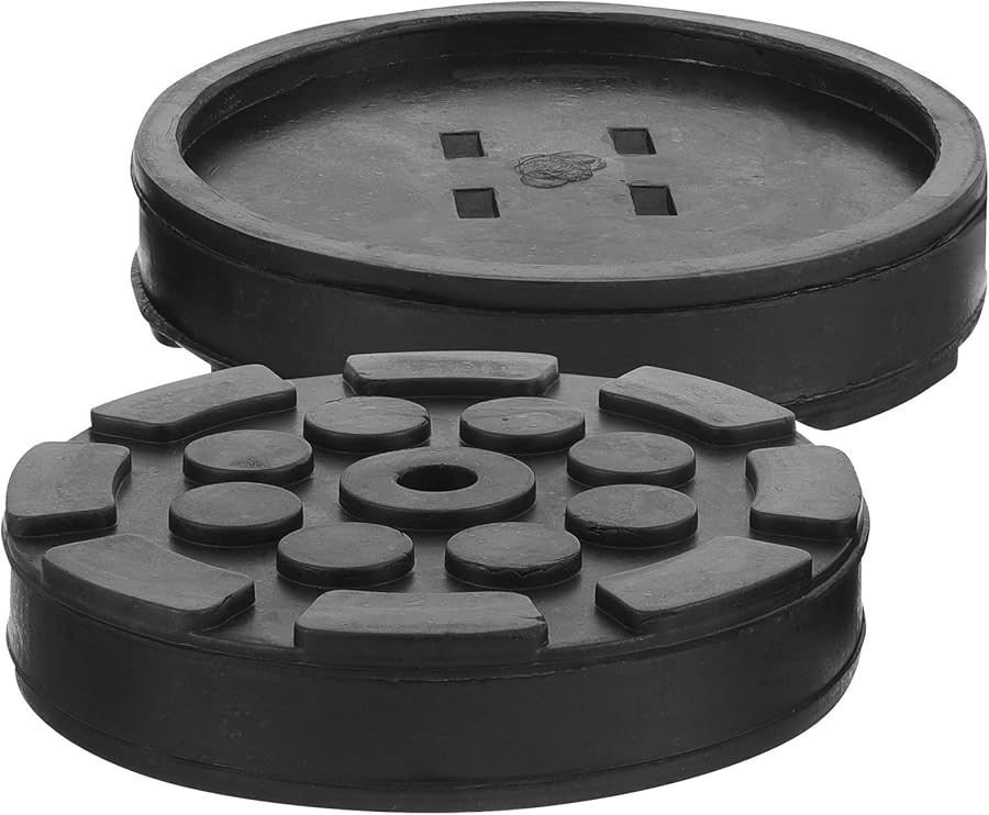 Octagonal D Pad Generic 2Pcs Heavy Duty Rubber Jack Pads with Octagonal Saddle for ...