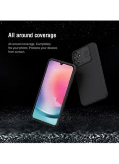 Fashion Case For Samsung Galaxy A24 4g Cover Camshield Protective With Camera Protector Hard Pc Ultra Thin Anti Scratch Phone Case For Black  - Image 3