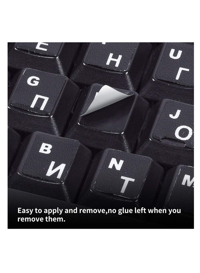 Meetion 3 pack Durable Arabic Keyboard Layout Sticker for PC Laptop (Arabic) - Image 2