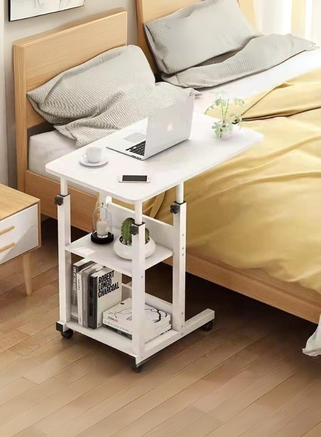 Bedside Laptop Table with 4 Wheels (40*80cm) - Image 1