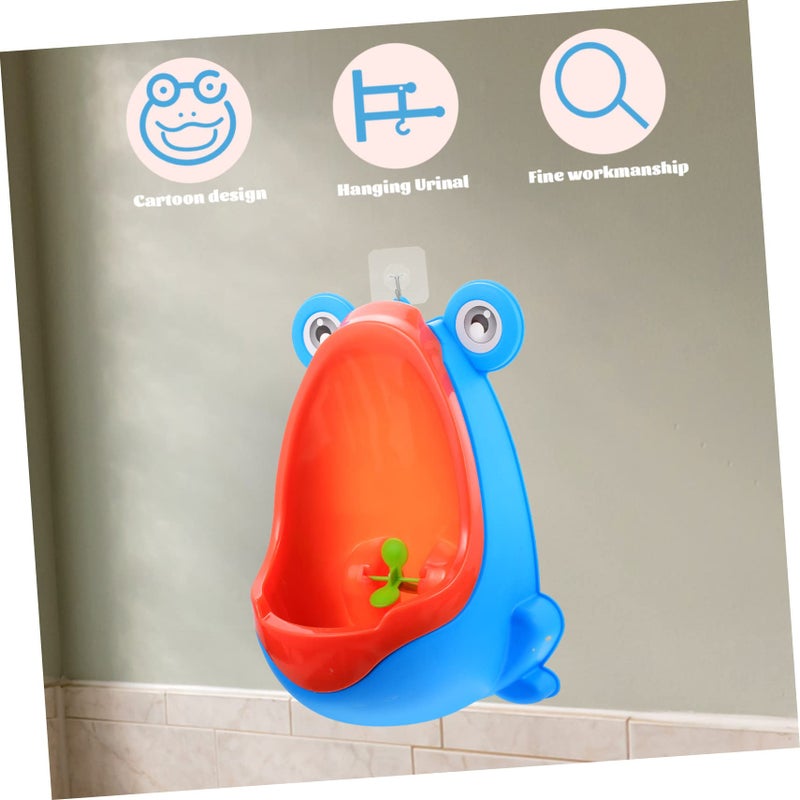 Blue Boys Girls Standing Urinal Cartoon Potty Training Hanging Pee Easy Clean Toilet Tool - Image 5