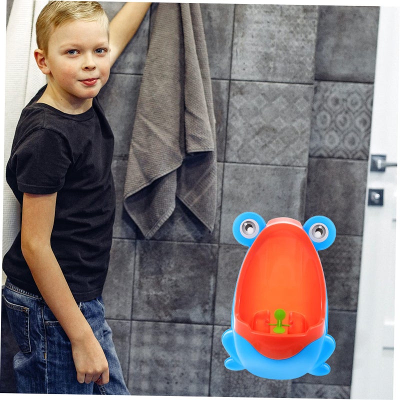 Blue Boys Girls Standing Urinal Cartoon Potty Training Hanging Pee Easy Clean Toilet Tool - Image 4