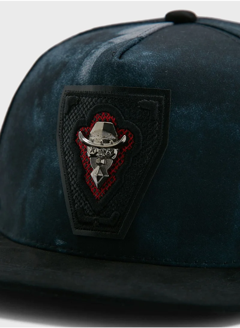 Seventy Five Embroidered Flat Peak Cap