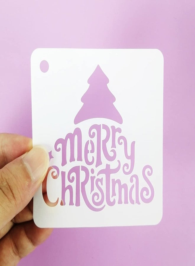 CODOHI 30 Pcs Christmas Stencils 3x3 in - Image 4