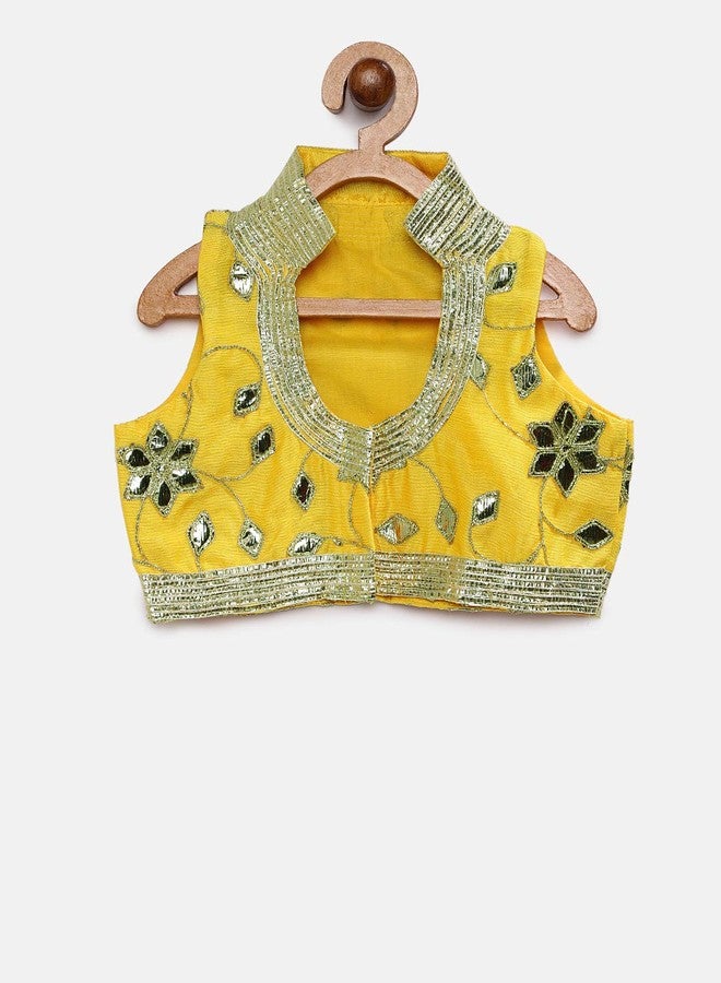 Ziory 2Pcs Infant Girls yellow Dhoti Kurta Outfits for girls, kids girls (2-3 Years) - Image 3