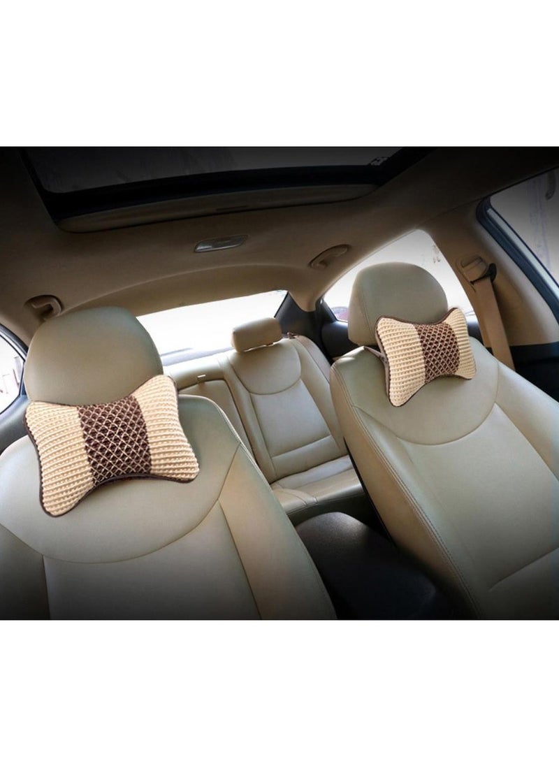 KUYING Neck Pillow Car Ice Silk Headrest  - Image 2
