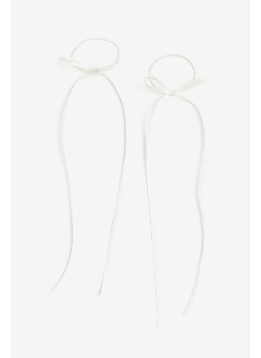 H&M 2-Pack Bow-Detail Hair Elastics