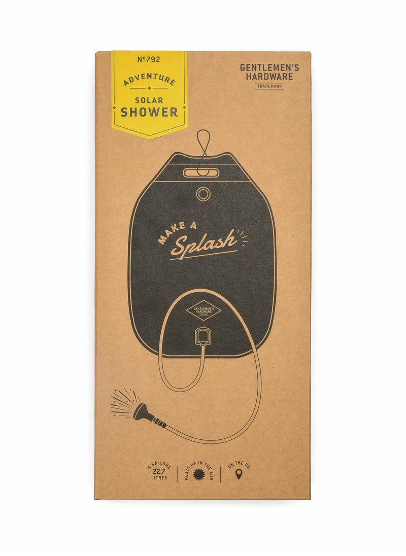 GENTLEMEN'S HARDWARE Portable Solar Shower - Image 2