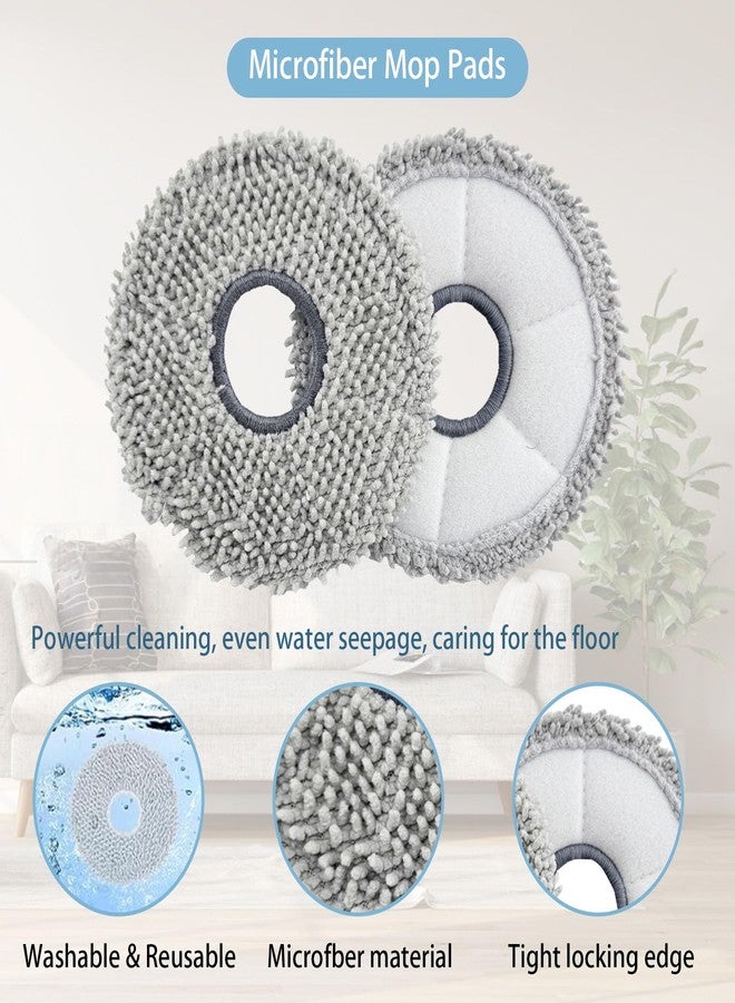 iKuKurun 24-Pack Replacement Parts for ECOVACS Deebot T20 Omni / T20 Max / T20 Pro Robot Vacuum，Includes Main brushes, HEPA filter, Mop pad, Dust bag and Side brushes - Image 5