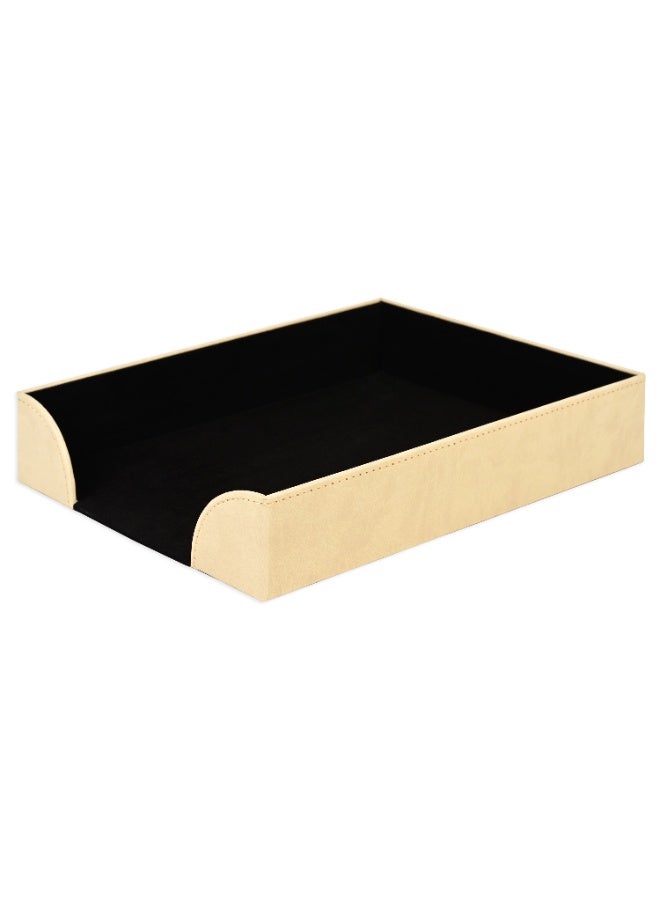 FIS Executive Desk Set, Italian PU Materials, Set of 6 Pieces, Cream Color, Pack in Gift Box-FSDS181CR - Image 3