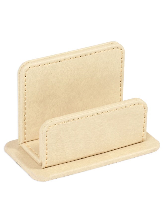 FIS Executive Desk Set, Italian PU Materials, Set of 6 Pieces, Cream Color, Pack in Gift Box-FSDS181CR - Image 5