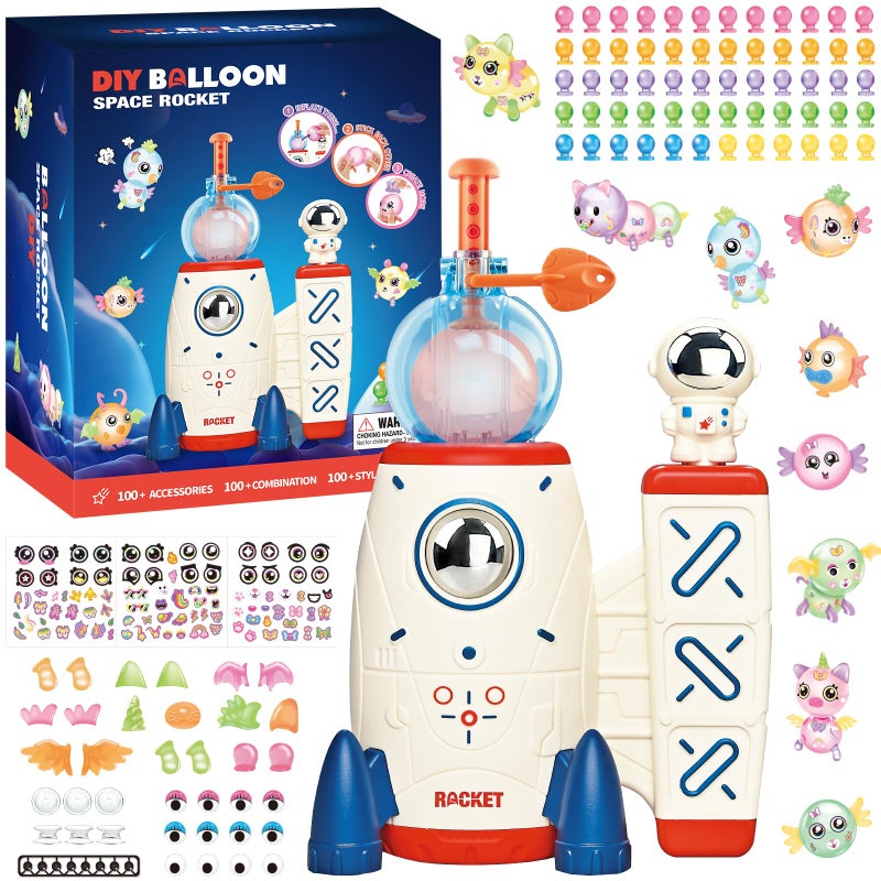deAO DIY Balloon Animal Kit with Pump Balloon Making Kit with 60 Pcs Multiple Colors Balloons Accessories for Beginners Birthday Chrismas Gifts for Kids Boys Girls Ages 3 - Image 3