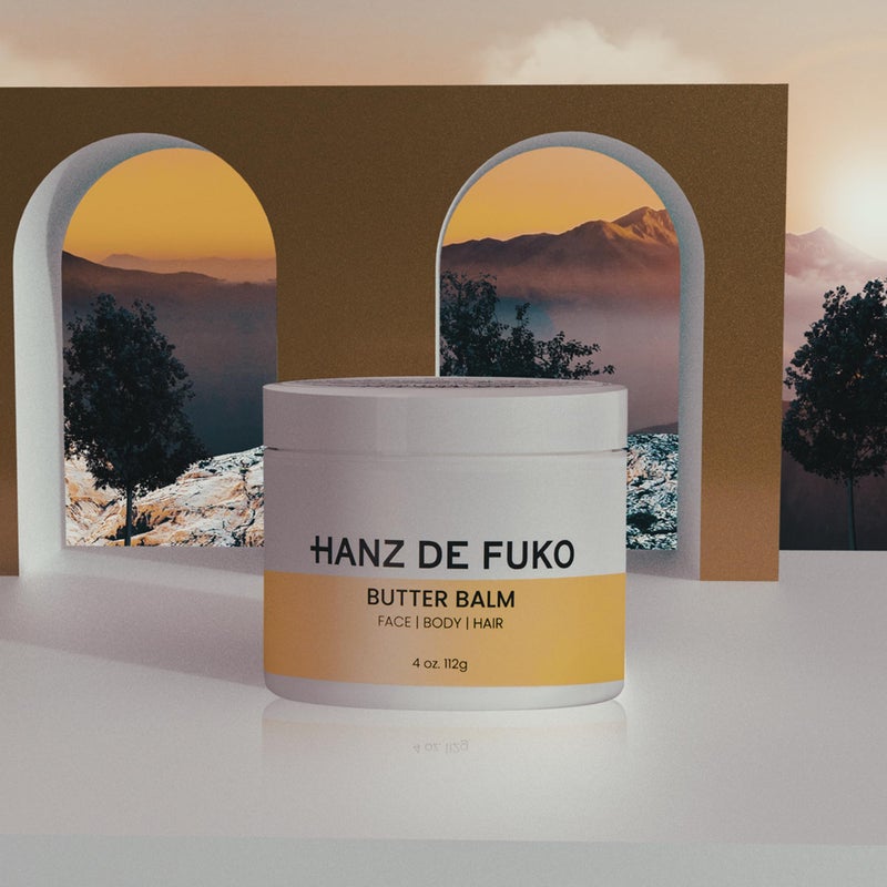 Hanz de Fuko Butter Balm - Use for Face, Lips, Beard, Hair, Body, Dry Skin & More â€“ Nourishing Botanical Moisturizer, Helps Soothe & Repair w/Shea Butter & Avocado Oil â€“ 4 oz - Image 4