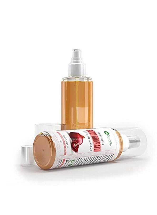 Naturalis Essence Of Nature Cold Pressed Pomegranate Carrier Oil For Skin And Hair, 200 Ml  - Image 4
