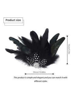 Flapper Headpiece Black Feather Hair Clip Rhinestone 1920S Feather Headbands Prom Party Head Accessories For Women And Girls (Style 1) - pzsku/ZC273F6FC8B987A53C265Z/45/_/1735567004/7f8b33b2-e557-4c60-8706-ba4332b9cb87