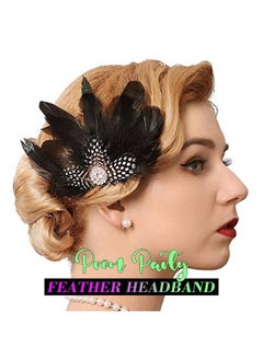 Flapper Headpiece Black Feather Hair Clip Rhinestone 1920S Feather Headbands Prom Party Head Accessories For Women And Girls (Style 1) - pzsku/ZC273F6FC8B987A53C265Z/45/_/1735567039/d776e14b-6280-4af6-aff7-7ab9faf8bf87