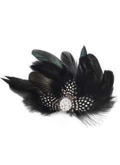 Flapper Headpiece Black Feather Hair Clip Rhinestone 1920S Feather Headbands Prom Party Head Accessories For Women And Girls (Style 1) - pzsku/ZC273F6FC8B987A53C265Z/45/_/1735567187/a3555ba4-17c1-4044-acf5-36eb95ab62a0