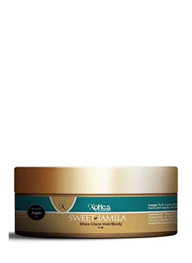 Xotics by Curtis Smith Sweet Jamila Hair & Body Shea Glaze 4 Oz Professionally Formulated Shea Butter & Essential Oil Fusion Nourish Protect & Support Healthy Hair And Skin  - Image 2