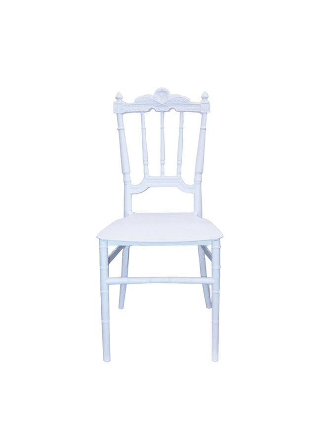 JILPHAR FURNITURE Jilphar Furniture Polypropylene Indoor/outdoor Chair, White JP1423  - Image 2