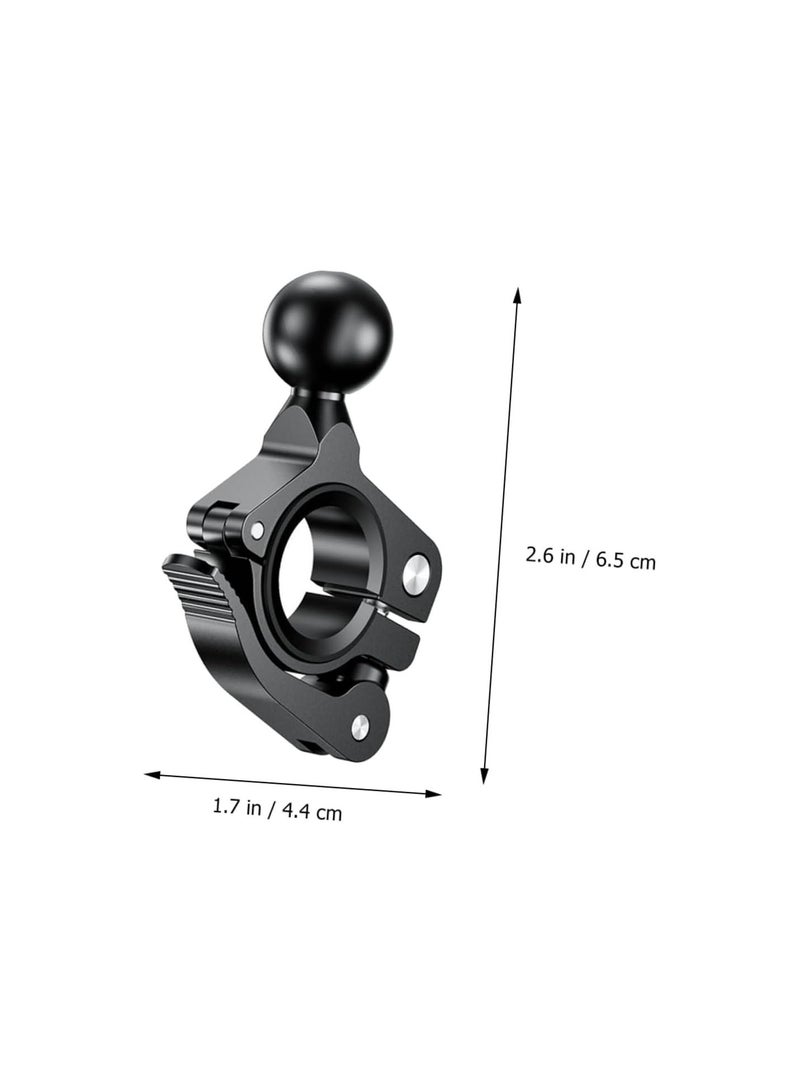 GGOOT bicycle adapter spherical handlebar cell phone holder for bike Mobile phone holder Tee aluminum alloy Ball Mount Base Aluminum frame bike handlebar motorcycle Black - Image 2