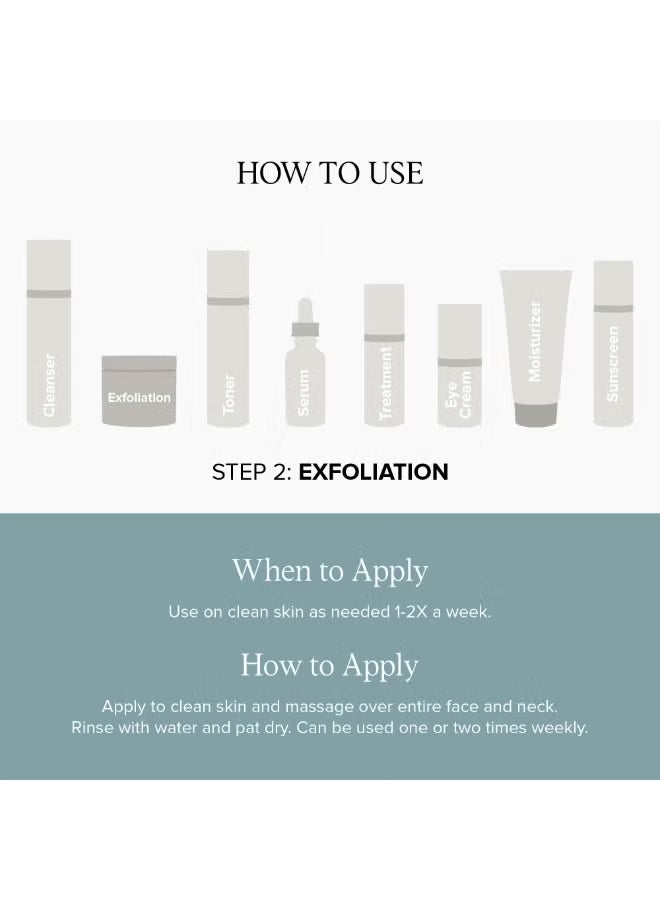 DRMTLGY Microdermabrasion Facial Scrub and Face Mask. Non-Abrasive Face Exfoliator Improves Acne Scars, Blackheads, Pore Size, and Skin Texture. 2 oz - Image 3