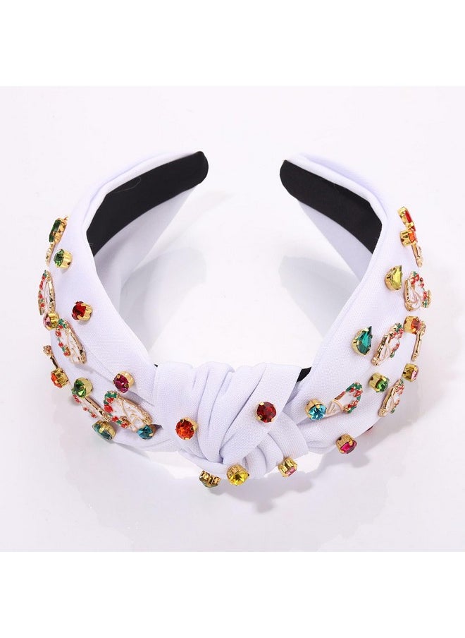 Boderier Kentucky Derby Headband For Women Derby Horse Headband Jeweled Crystal Knotted Headband Race Day Headband Horse Racing Fan Headwear Accessories  - Image 2