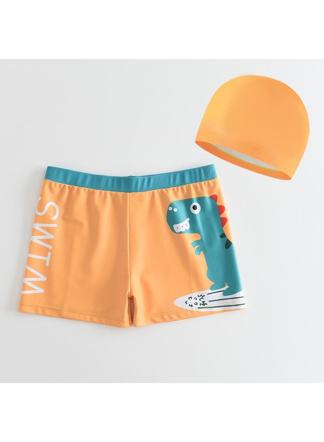 Bumblebee boys' Swim Trunks, Kids' Swimming Shorts, Hot Spring Square-cut Swimwear For Big Boys & Students - Image 2