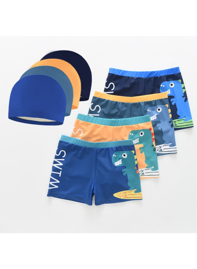 Bumblebee boys' Swim Trunks, Kids' Swimming Shorts, Hot Spring Square-cut Swimwear For Big Boys & Students - Image 4