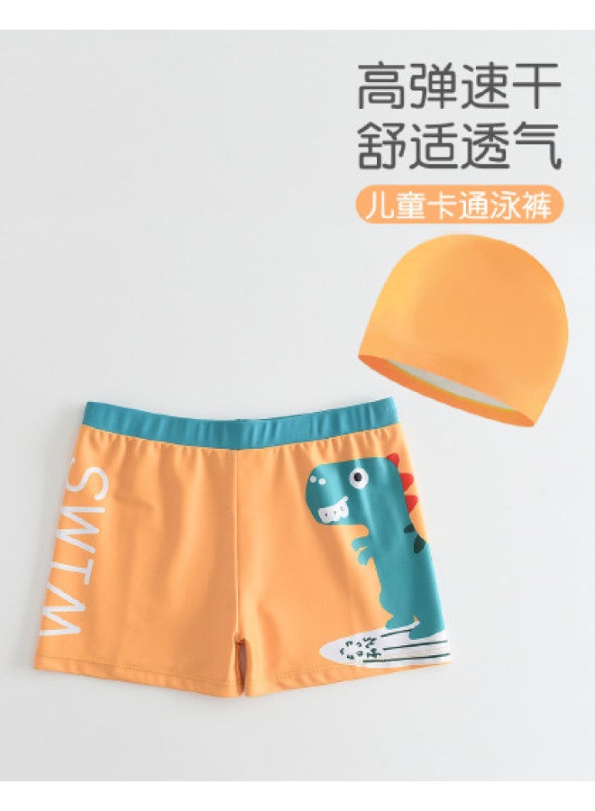 Bumblebee boys' Swim Trunks, Kids' Swimming Shorts, Hot Spring Square-cut Swimwear For Big Boys & Students - Image 1