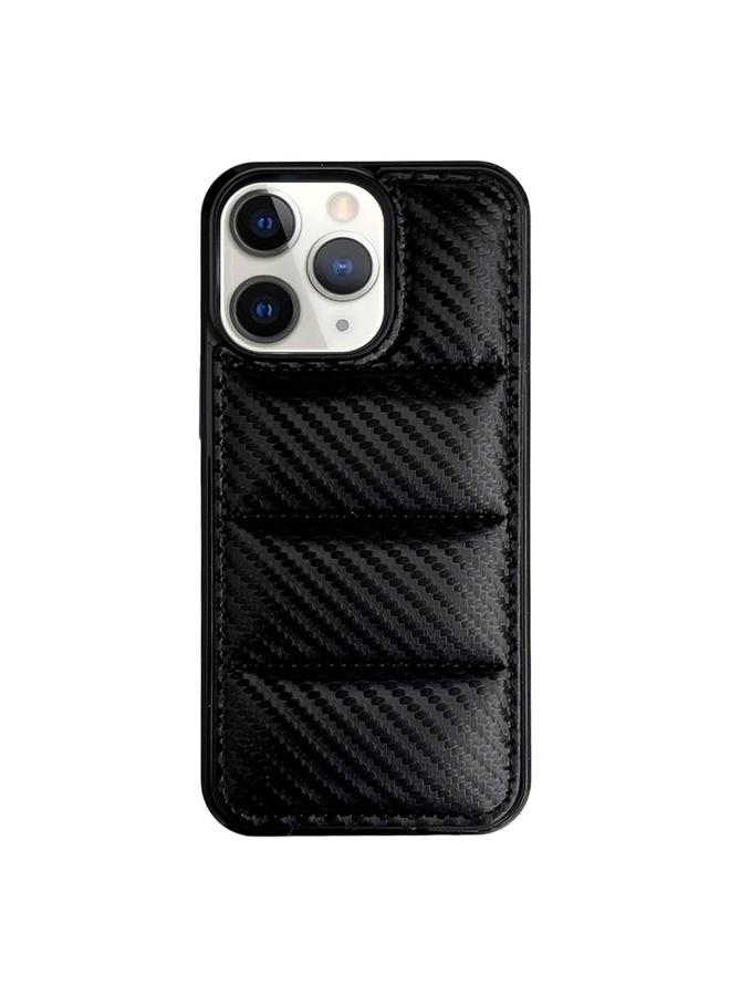 اس-توب جراب لهاتف iPhone 12 Pro مصنوع من ألياف الكربون وغطاء خلفي من الأسفل - Image 1