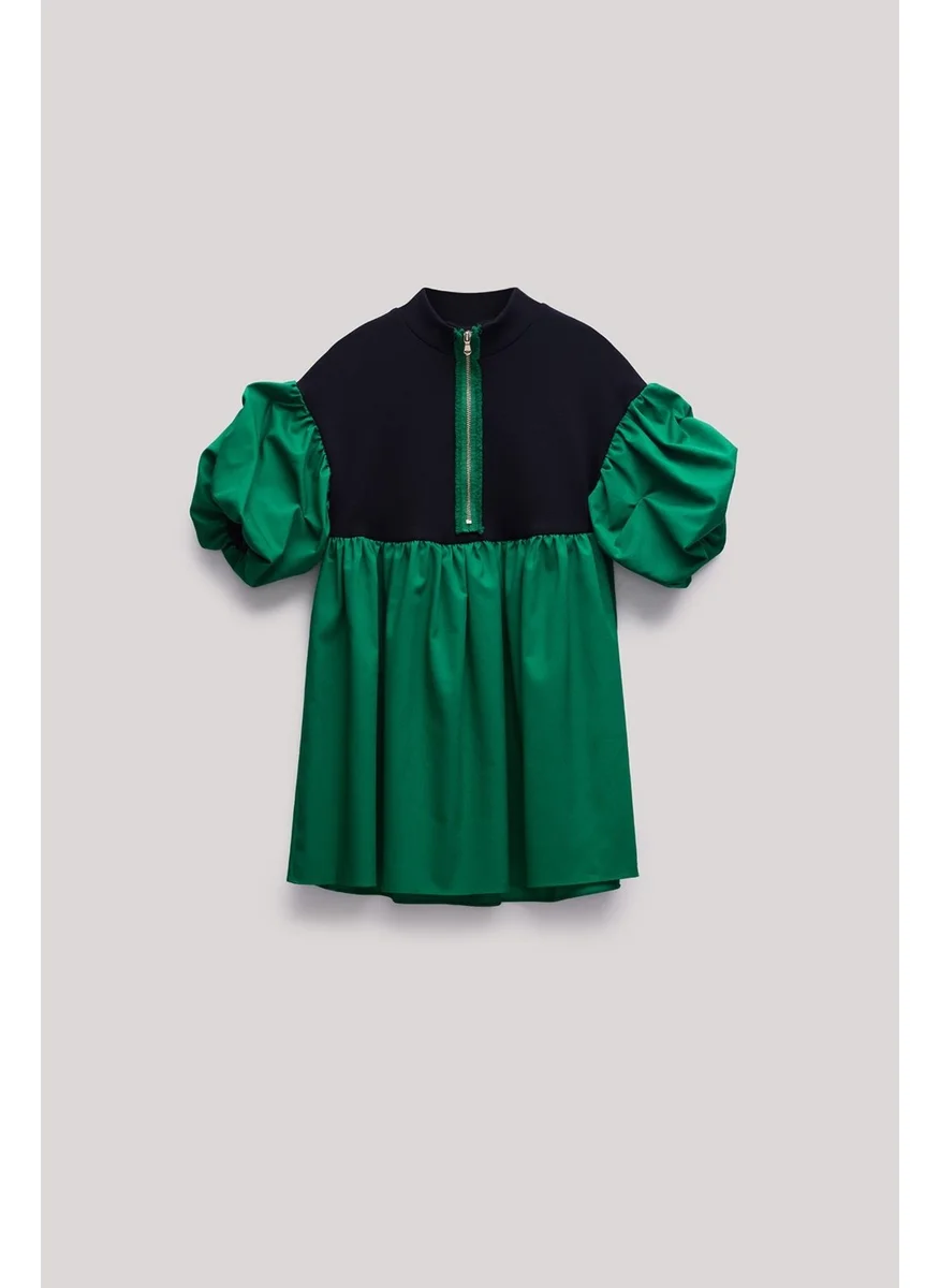 Lia Lea Bg Store Girl Green Dress