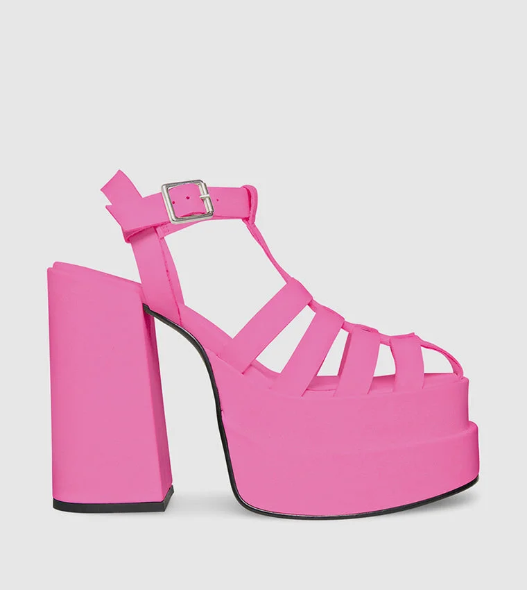 STEVE MADDEN High-Casual Pink Women's Sandals
