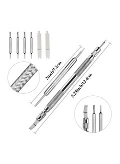 KASTWAVE Spring Bar Tool Watch Band Tool Set Watch Wrist Bands Strap Removal Repair Fix Kit with Extra 3 Tips Pins 32pcs Heavy Duty 316 Stainless Steel Pins Spring Bar Non slip Various Watches  - Image 3