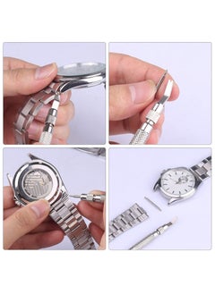 KASTWAVE Spring Bar Tool Watch Band Tool Set Watch Wrist Bands Strap Removal Repair Fix Kit with Extra 3 Tips Pins 32pcs Heavy Duty 316 Stainless Steel Pins Spring Bar Non slip Various Watches  - Image 5