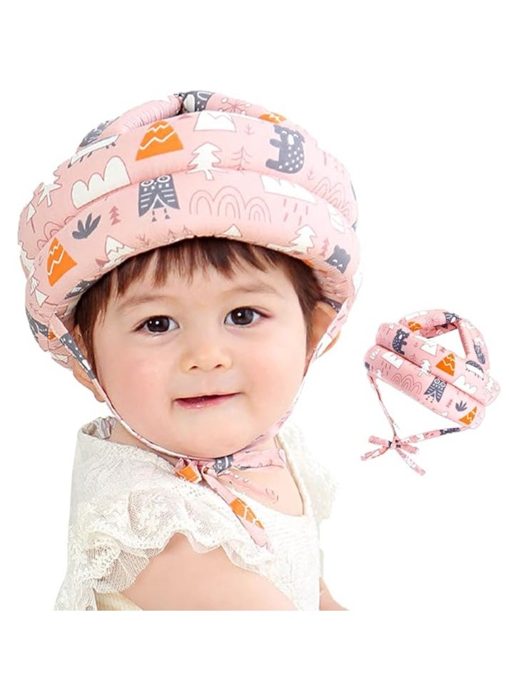 Generic Baby Helmet Protector Head Baby Safety Helmet Adjustable Harness Head Protector Without Bumps Head Cushion Safety Helmet  - Image 1