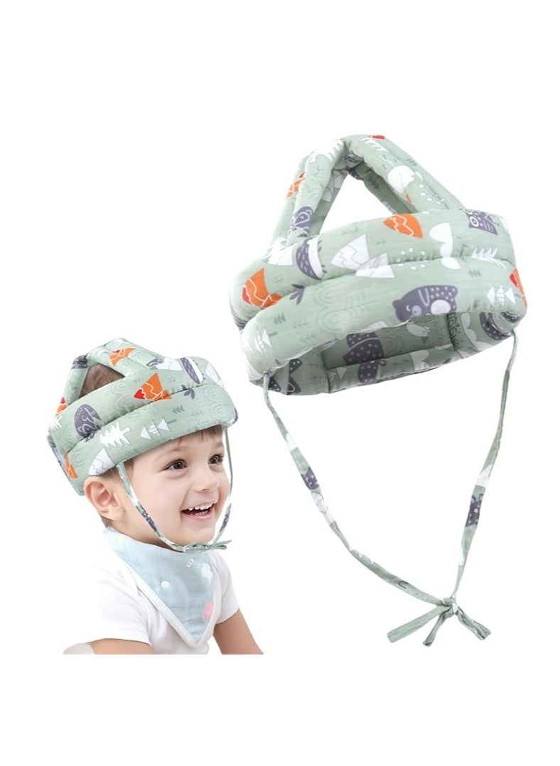 Generic Baby Helmet Protector Head Baby Safety Helmet Adjustable Harness Head Protector Without Bumps Head Cushion Safety Helmet  - Image 3