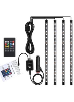 Automobile Atmosphere Lamp - SELECT STYLE MUSIC VOICE CONTROL COLOR CHANGE