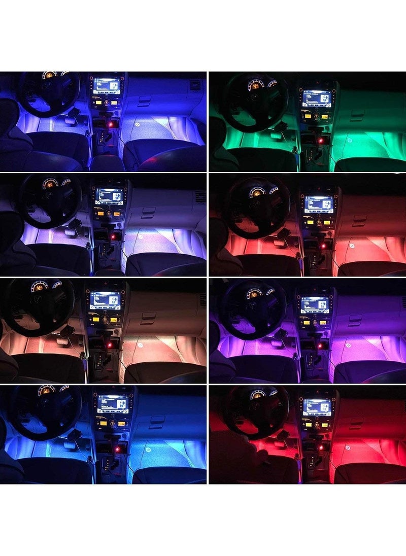Generic - Automobile Atmosphere Lamp - SELECT STYLE MUSIC VOICE CONTROL COLOR CHANGE - Image 1