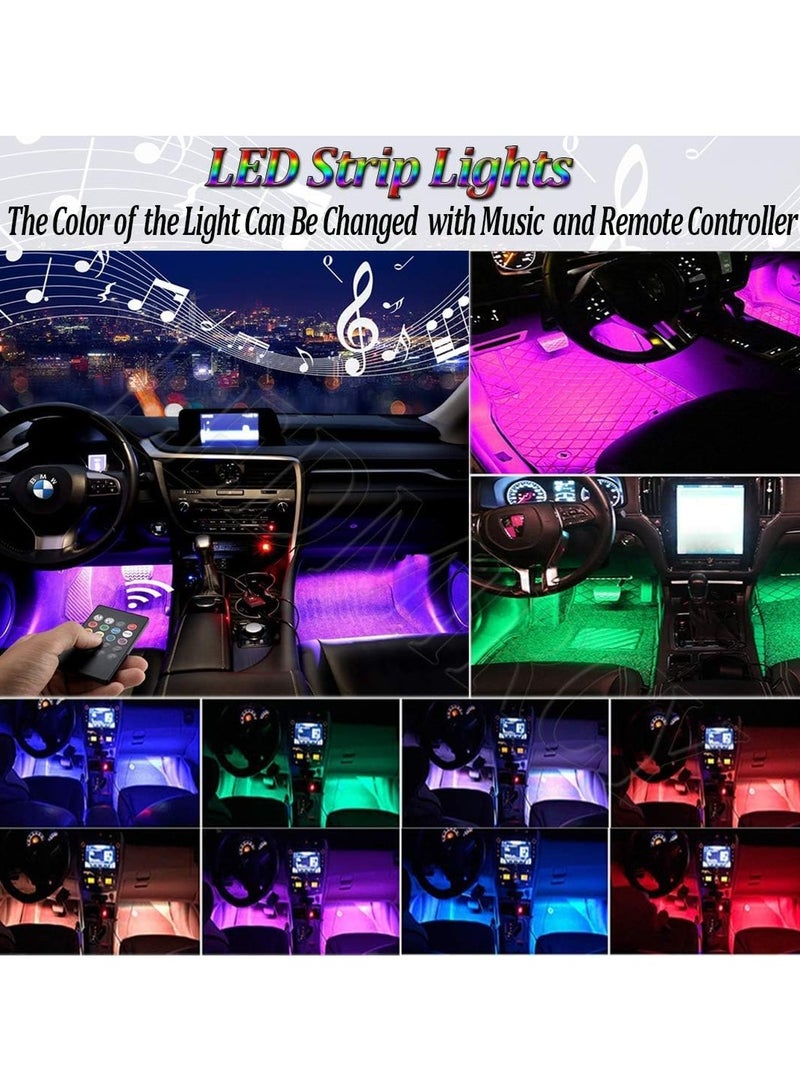 مصباح جو السيارة - اختر نمط الموسيقى التحكم الصوتي تغيير اللون - Image 1