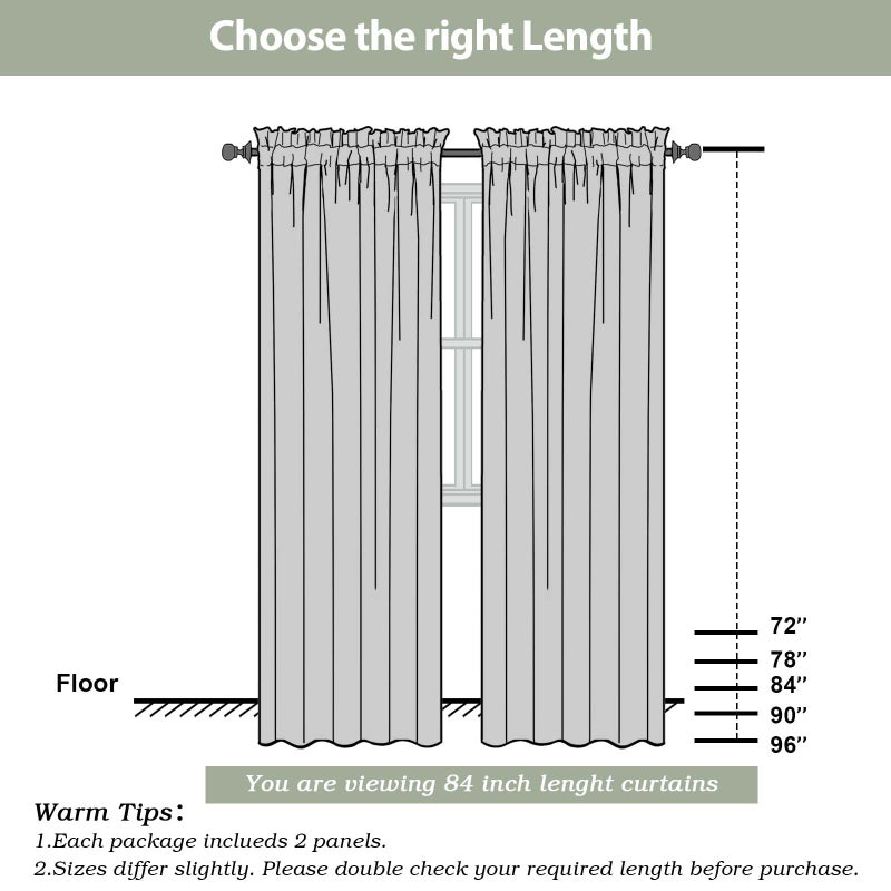 OWENIE Green Sheer Curtains 84 Inches Long for 2 Panels Set for Christmas, Solid Light Filtering Fimly Voile Sheer Curtains for Living Room Bedroom, Hunter Green, 42"x84" - Image 5