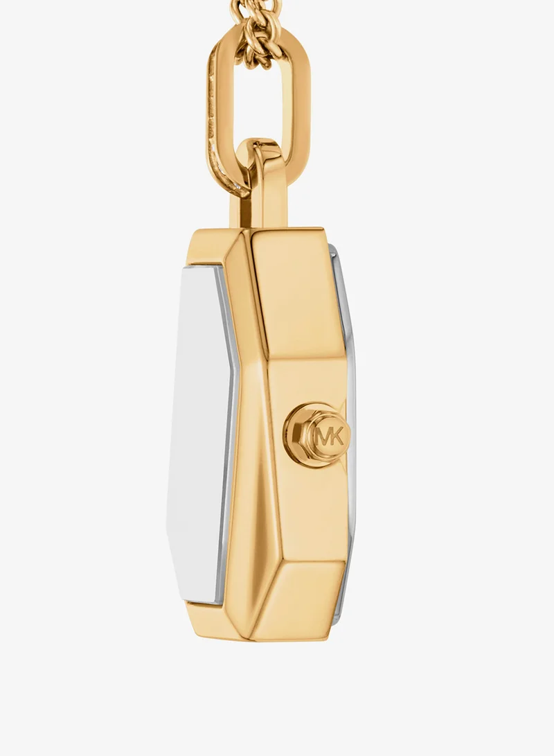 Michael Kors  Gold-Plated Metal Bracelet Analog Watch for Women | Best Price UAE
