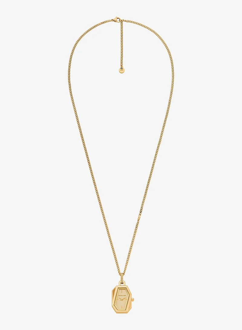Michael Kors  Gold-Plated Metal Bracelet Analog Watch for Women | Best Price UAE