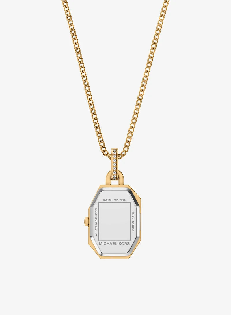 Michael Kors  Gold-Plated Metal Bracelet Analog Watch for Women | Best Price UAE